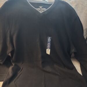 Faded Glory Men's Black V-Neck Pullover Sweater